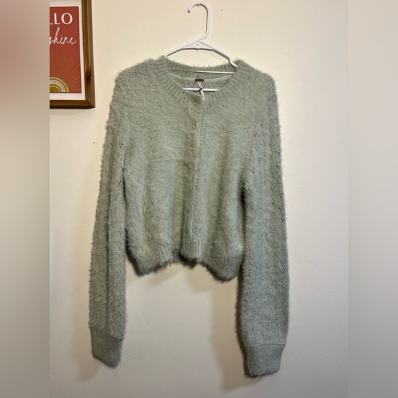 Free People | Celeste Cardi - Seafoam - Picture 6 of 9